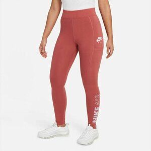 Nike Sportswear Air Women's Canyon Rust/White HR Leggings